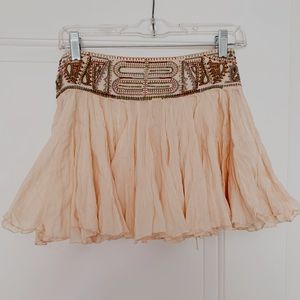 Free People Vintage Bohemian Tutu Skirt